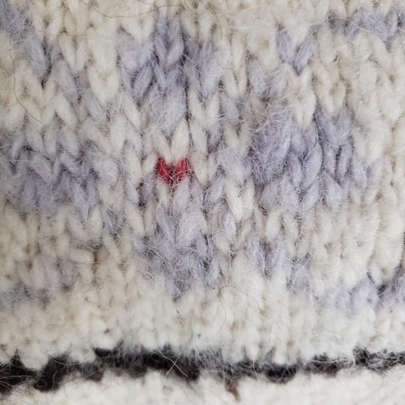 Vintage Handcrafted Ecuadorian Pullover Sweater Sz L-M - Picture 4 of 9